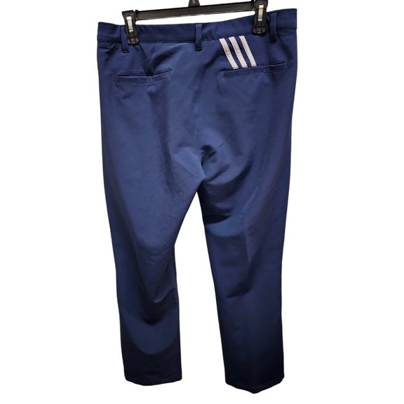 Men's Adidas Navy Golf Pants - Picture 2 of 3